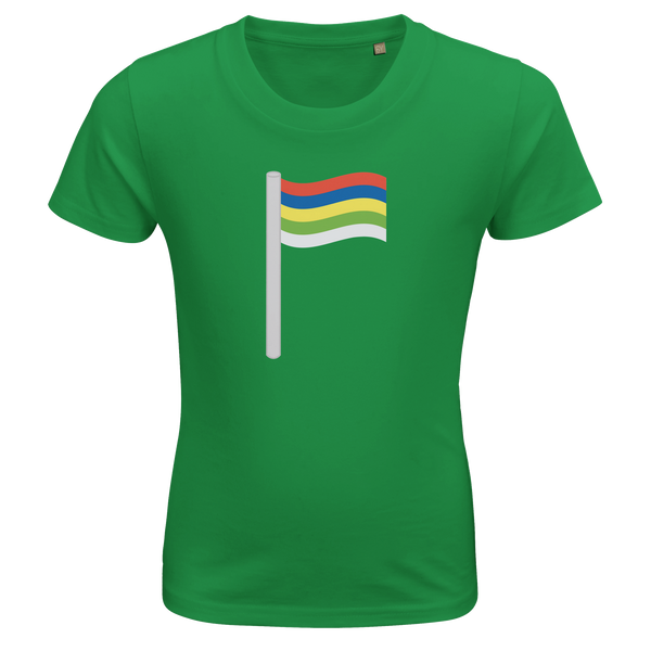 T-shirt Kind Biologisch - Vlag Terschelling