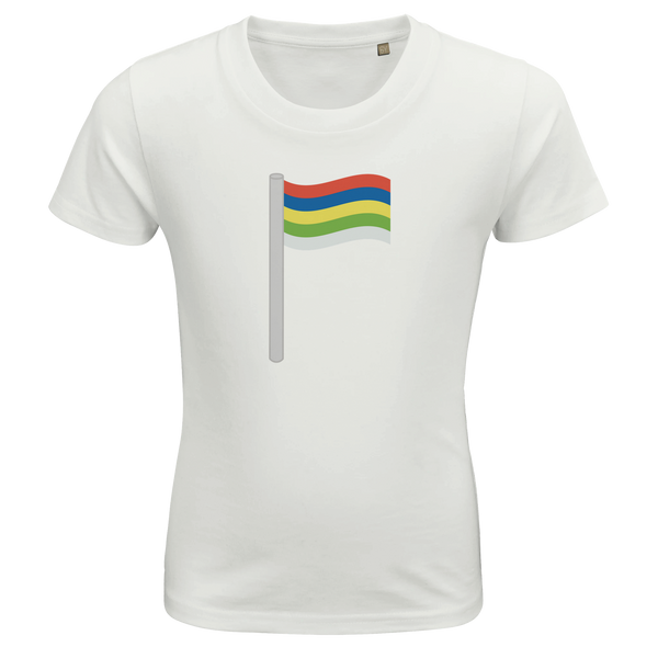 T-shirt Kind Biologisch - Vlag Terschelling