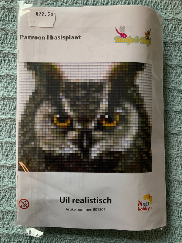 Pixel Set: Owl Realistic