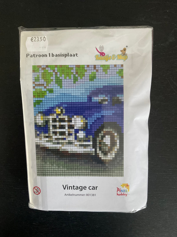 Pixel Set: Vintage car