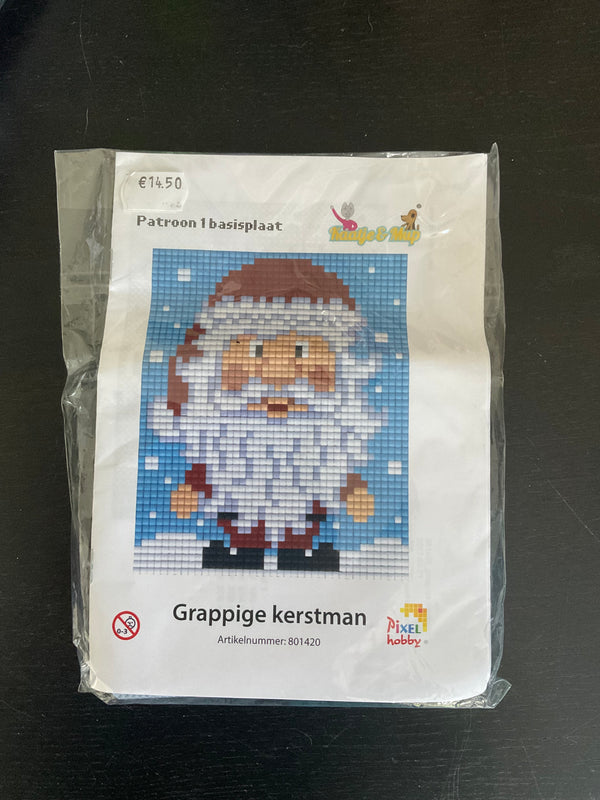 Pixel Set: Funny Santa Claus