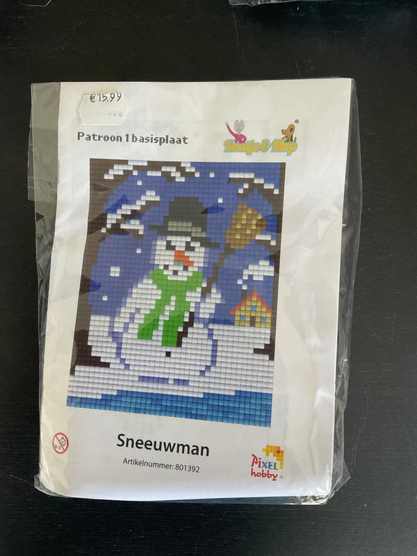 Pixel Set: Snowman