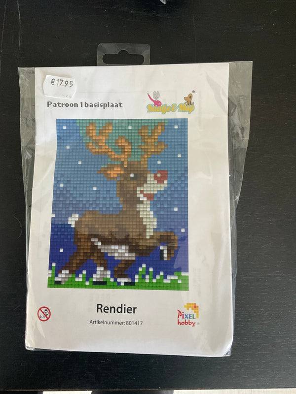 Pixel Set: Reindeer