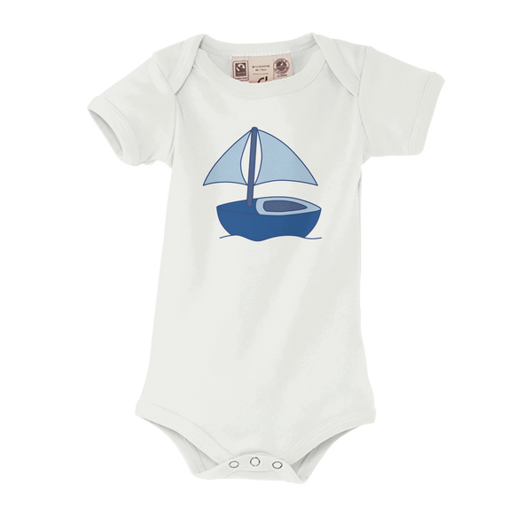 Romper Organic - Sailing Boat