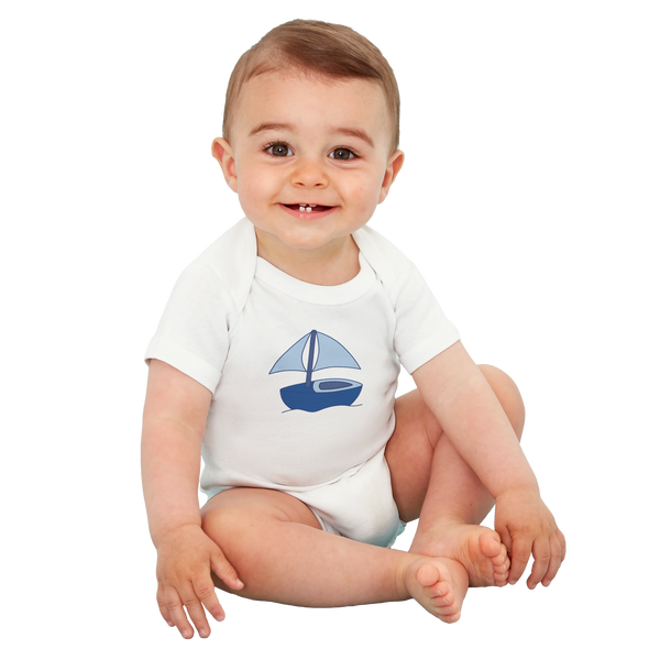 Romper Organic - Sailing Boat